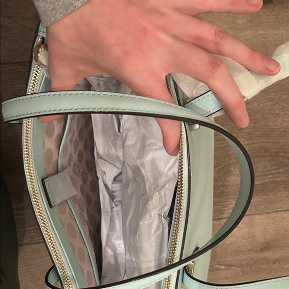 Kate Spade Mint Blue Satchel - Picture 3 of 6